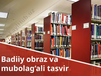 badiiy obraz va mubolag‘ali tasvir — PPTX