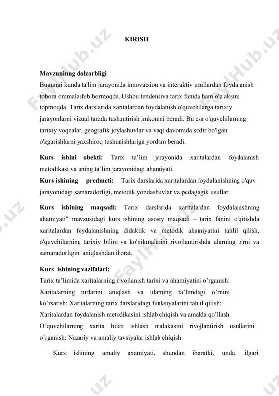 ilikda katta yutuqlarga erishgan. eratosfen dunyoning diametrini hisoblab, uni xaritaga tushirgan. ptolemeyning “geografiya” asari xaritachilikning asosiy manbalaridan biri bo’lib, unda geografik koordinatalar tizimi va dunyo xaritasi keltirilgan. rim imperiyasida esa xaritalar harbiy va ma’muriy maqsadlar uchun yaratilgan. rimliklarning peutinger jadvali rim imperiyasining yo’llarini va asosiy shaharlari orasidagi masofalarni ko’rsatgan. o’rta asrlar islomiy dunyo: o’rta asrlarda musulmon olimlari xaritachilik va geografiyada katta muvaffaqiyatlarga erishgan. al-idrisi, al-muqaddasiy va al-xorazmiy kabi olimlar o’z asarlari orqali dunyoning turli hududlari haqida ma’lumotlar to’plagan va xaritalar yaratgan. al- idrisining “tabula rogeriana” asari yevropa va osiyoning keng hududlarini qamrab olgan va o’sha davrning eng batafsil xaritalaridan biri hisoblanadi. musulmon olimlarining xaritalarida makka dunyoning markazi sifatida ko’rsatilgan, bu esa ularning diniy ahamiyatini ifodalaydi. xitoy: xitoyda xaritachilik qadimdan rivojlangan bo’lib, song sulolasi davrida (960-1279) yaratilgan dunhuang xaritasi va yuan sulolasi davridagi (1271-1368) yu ji tu xaritasi mashhur bo’lgan. xitoyliklar tomonidan ixtiro qilingan bosma texnologiyalar va kompas xaritalarning aniqligini oshirgan …