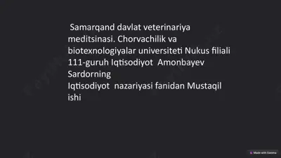 iqtisodiy tizimlar va doiraviy aylanishlar — PPTX