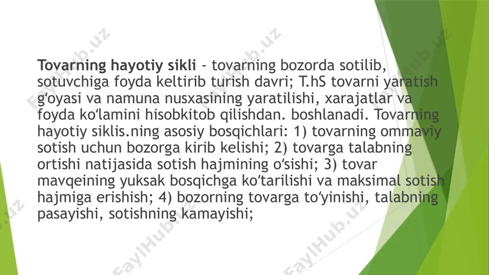 asidagi yutuqlar, iste’molchilar talabining o’zgarishi hamda mahalliy va xorijiy raqiblar tomonidan raqobatning keskinlashuvining vujudga kelishi kabi sabablar bilan izohlanadi. /docprops/thumbnail.jpeg