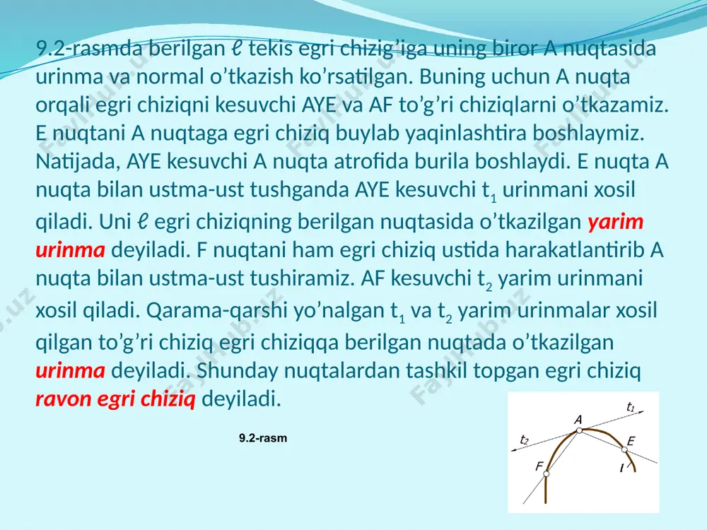egri chiziqlar va ularning turlari - Page 4