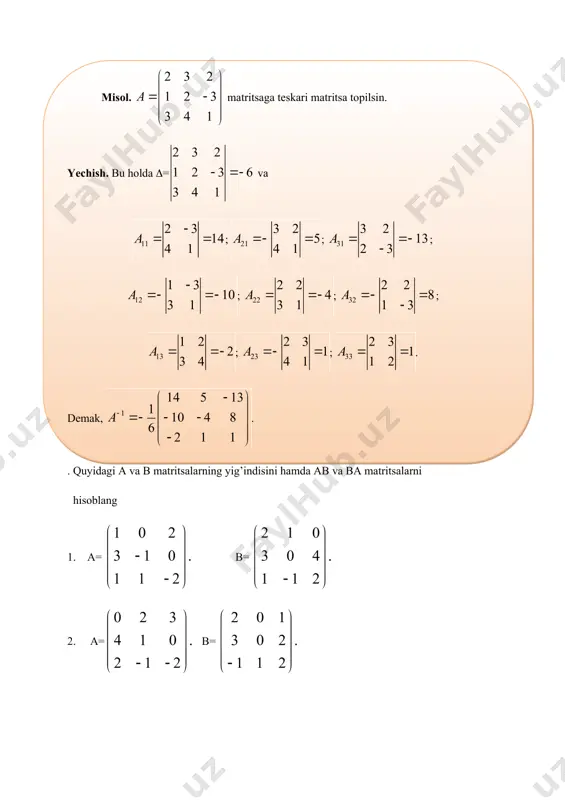 2 n ÷ ÷ ø ö ç ç è æ l l 0 1 , 4 0 0 1 ÷ ÷ ø ö ç ç è æ = а ÷ ÷ ø ö ç ç è æ = 1 0 1 1 в 4 4 в а - ÷ ÷ ÷ ø ö ç ç ç è æ = 3 2 1 2 1 2 1 2 1 а ÷ ÷ ÷ ø ö ç ç ç è æ - = 1 2 1 0 2 4 1 1 4 в a b ×
