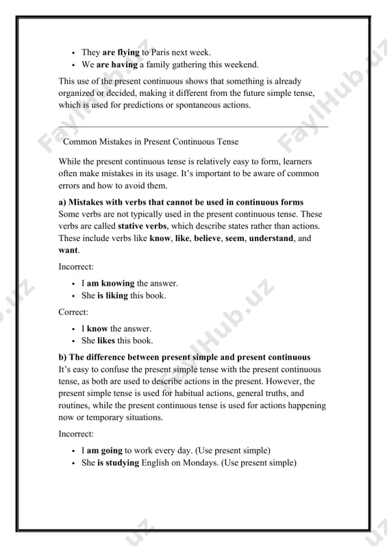 t, describing temporary situations, or discussing future arrangements, the present continuous tense is an invaluable tool in expressing ideas clearly and accurately. image1.png
