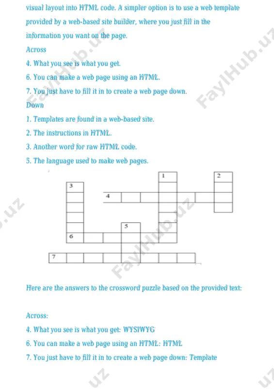 web sahifalarni yaratish - Page 5