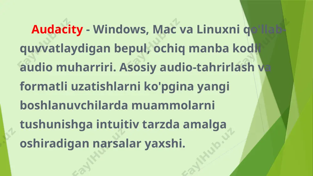 audacity dasturida ishlash - Page 3