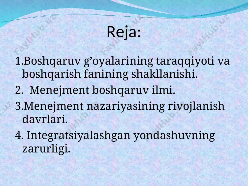 boshqaruv g’oyalarining rivojlanishi - Page 2