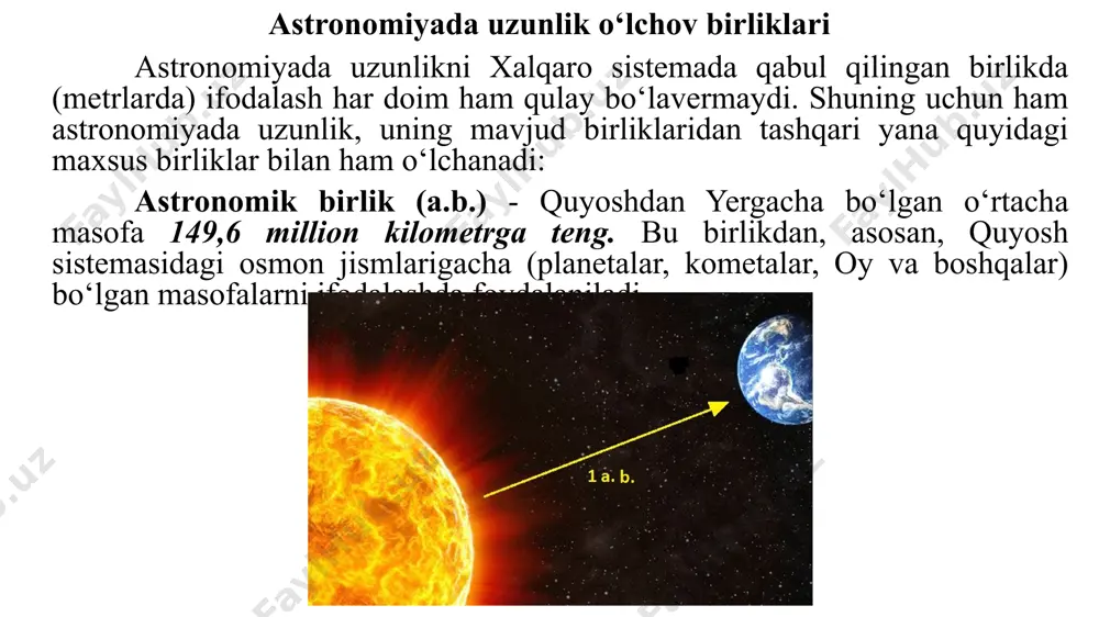 astronomiyada uzunlik o‘lchov birliklari va kepler qonunlari - Page 3