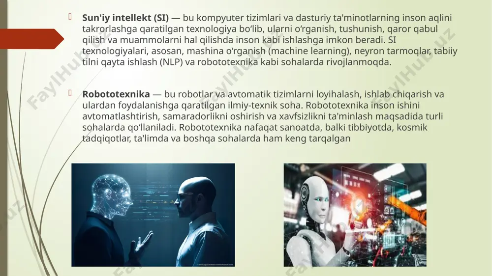 ‘or texnologiyalarni axloqiy va ijtimoiy me'yorlarga muvofiq boshqarish ham muhim ahamiyatga ega. foydalanilgan adabiyotlar: 1. “introduction to information technology" — k. t. wong 2. "data structures and algorithms" — alfred v. aho, jeffrey d. ullman, john e. hopcroft 3. "database management systems" — raghu ramakrishnan, johannes gehrke 4. "cloud computing for dummies" — judith hurwitz, robin bloor, marcia kaufman, fern halper e’tiboringiz uchun rahmat ! e’tiboringiz uchun rahmat ! image1.png image2.png image3.png image4.png image5.png image6.png image7.png image8.png image9.png image10.png image11.png image12.png /docprops/thumbnail.jpeg