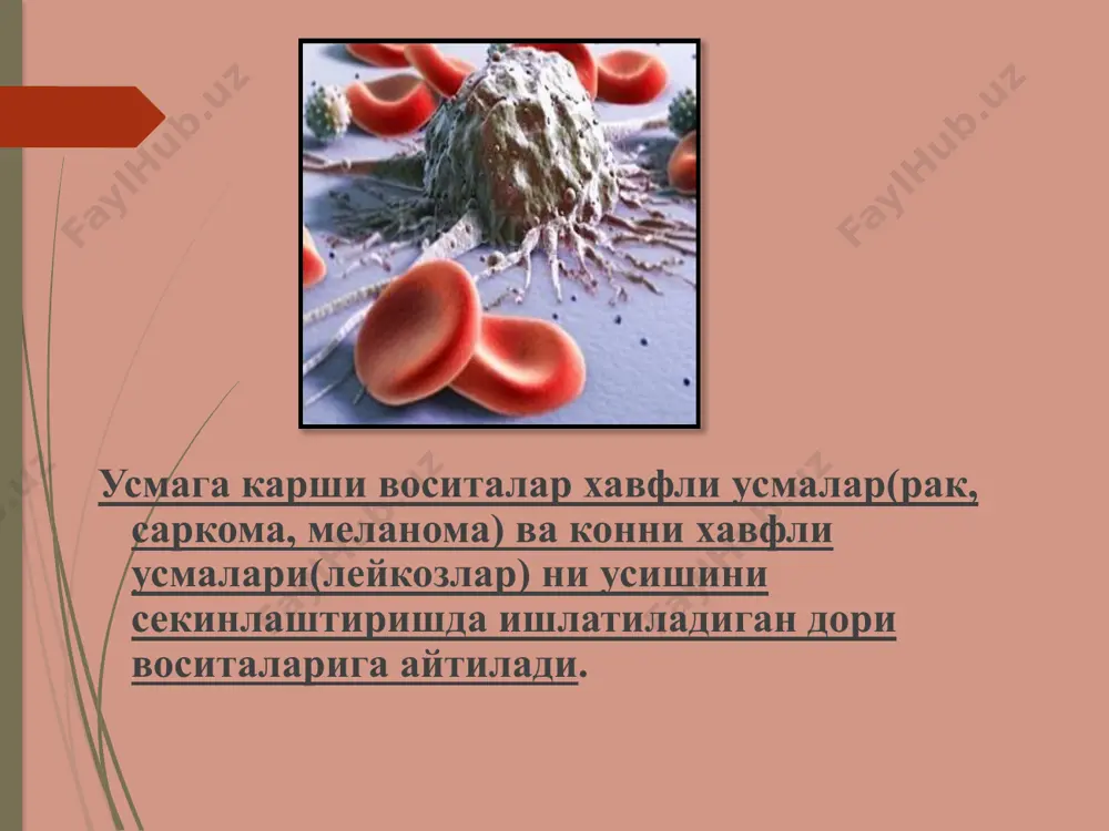или действие гормонов, которые стимулируют развитие опухолей. андрогены тестостерона пропионат, медротестостерона пропионат, пролоте- стон, тетрастерон, метилтестостерон эстрогены и их производные этинилэстрадиол,хлортрианизен, синестрол, полиэстрадиола фосфат (эстрадурин) прогестины медроксипрогестерона ацетат (провера), мегестрол (мегейс), гесто- норона капроат (депостат) кортикостероиды дексаметазон, преднизолон, метилпреднизолон антиэстрогены селективные модуляторы эстрогенных рецепторов тамоксифен, торемифен (фарестон), ралоксифен селективные супрессоры эстрогенных рецепторов фульвестрант (фазлодекс) антиандрогены бикалутамид (касодекс), нилутамид (ниландрон, анандрон), флута- мид (флуцином), ципротерон (андрокур) суперагонисты рилизинг-гормона гонадотропных гормонов гипофиза гозерелин(золадекс),лейпрорелин (простап,энантон), трипторелин (декапептил), бусерелин (супрефакт) ингибиторы ароматазы нестероидные летрозол (фемара), анастрозол (аримидекс), аминоглутетимид (ори- метен, мамомит) стероидные экземестан (аромазин) аналоги соматостатина октреотид (сандостатин, октреотид лар, сандостатин лар) супрессоры коры надпочечников митотан (хлодитан, лизодрен, орто-пара-ддд) гормоны щитовидной железы лиотиронин, левотироксин гормоноцитостатики эстрамустин (эстрацит), преднимустин (стерицит) 7. молекулярно-нацеленные (таргетные) препараты моноклональные антитела к: egfr трастузумаб (герцептин), цетуксимаб (эрбитукс), панитумумаб (век- тибикс) vegf бевацизумаб (авастин) cd20 ритуксимаб (мабтера) cd52 алемтузумаб (кэмпас) ингибиторы протеинкиназ иматиниб (гливек), гефитиниб (пресса), эрлотиниб (тарцева), лапа- тиниб (тайверб, …