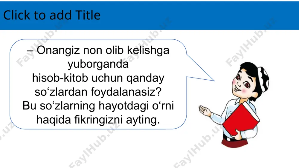 so‘zlar mavzusidagi mustahkamlash - Page 4