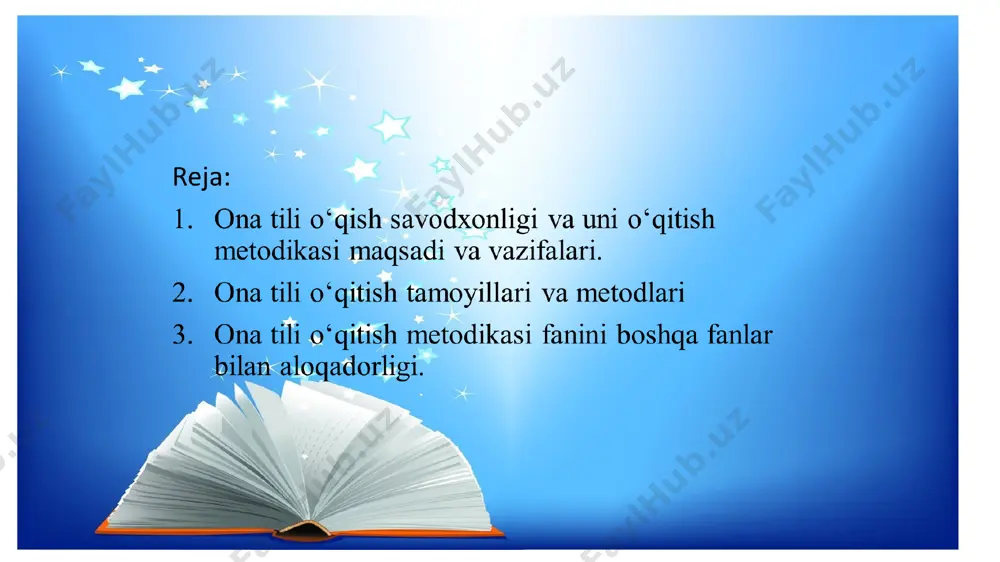 fanlar (psixologiya, lingvistika, sostiologiya)ning tekshirish metodlarini, olimlarning tekshirish ishlari tajribasini o‘rganish, qulay metodlarni tanlash, o‘zining yangi eksperimental metodikasini yaratish, materiallarni tayyorlash maqsadida; empirik tajriba yo‘li bilan olingan materiallarni tahlil qilish va umumlashtirish, o‘qituvchilarning ish tajribasini o‘rganish, eksperiment natijasini tahlil qilish, amaliy tavsiyanomalarni shakllantirishda. empirik metod (tajribaga asoslangan metod). bu metod quyidagi maqsadlarda qo‘llanadi: bu metod o‘qituvchilarning ish tajribasini o‘rganish, yangiliklarini tanlash, umumlashtirish, baholash va ommalashtirish, o‘qituvchi va o‘quvchilar faoliyatining darajasini aniqlash; o‘quvchilarni o‘qitish jarayonini maqsadga muvofiq kuzatish (dars, uning biror qismini, o‘quvchilarning javobi, hikoyasini, yozma ishini tekshirish), o‘qituvchi va o‘quvchilarning faoliyatini so‘rovnoma orqali tekshirish; eksperiment (tajriba) metodidan foydalanish. hozirgi kunda keng tarqalgan bu usulda deduktiv yo‘ldan boriladi, ya’ni gipoteza qo‘yiladi, mavzuga asosan eksperiment uchun material (o‘quv materiali) tayyorlanadi. eksperiment vazifasiga ko‘ra quyidagi hollarda o‘tkaziladi: yangi metod, yangi darslikning muvofiqligini tekshirishda; metod yoki qo‘llanmaning qay darajada foydaliligini tekshirishda; metod yoki qo‘llanmaning muvofiqligini va samaradorligini aniqlashda. boshlang‘ich sinflarda ona tili o‘qitish metodikasi …