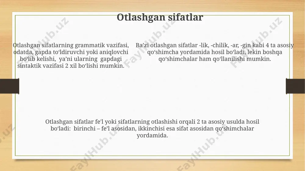sifatlarning yasalishi - Page 5