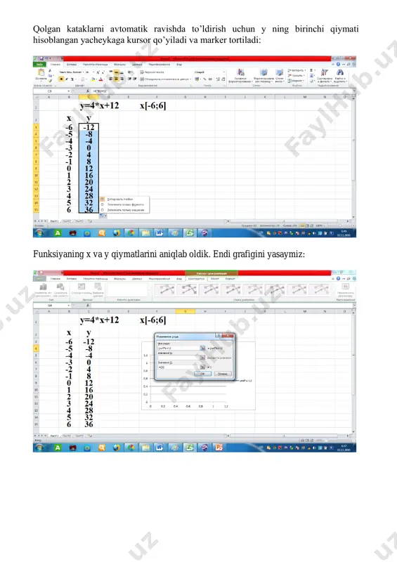 excel dasturida amaliy mashg’ulotlar - Page 3