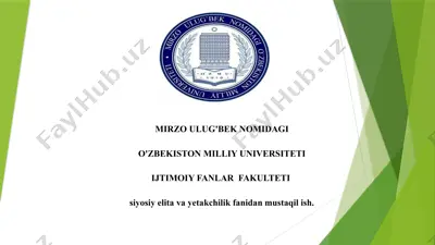 muzokaralar strategiyasini tanlash — PPTX
