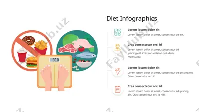 diet infographics — PPTX