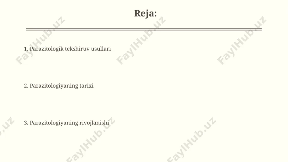 nostika testlari (rdt), 90% dan yuqori aniqlik bilan, 20 daqiqa ichida natija beradi va namangan viloyatining qishloq hududlarida samarali qo‘llanilmoqda. mikroskopning ixtirosi va uning parazitologiyadagi roli 1590-yillarda zacharias janssen tomonidan ixtiro qilingan mikroskop, 17-asrda anton van leeuwenhoek tomonidan takomillashtirilgan va shu orqali bir hujayrali parazitlarni, masalan, infuzorlarni delft shahrida kuzatish imkoniyati yaratilgan. 19-asrda, germaniyada rivojlangan immersion mikroskopiya texnikasi parazitologiyada yuqori aniqlikdagi tasvirlarni olish imkonini berdi, bu esa diagnostika aniqligini 10 barobar oshirdi. xix asrda parazitologiyaning rivojlanishi россияда xix аср паразитологиясининг ривожланишида с.н. богдановнинг ишлари муҳим ўрин тутди, у 40 дан ортиқ илмий мақола ёзиб, кўплаб паразит касалликларининг тарқалиш географиясини ўрганди. xix асрда, айниқса 1880 йиллардан бошлаб, лоуренс, пастер ва кох каби олимларнинг бактериология соҳасидаги кашфиётлари паразитологиянинг ривожланишига ҳам туртки бўлди, янги текшириш усуллари ишлаб чиқилди. parazitlarning geografik tarqalishi shistosoma parazitlari, asosan, afrika, yaqin sharq va janubi-sharqiy osiyo daryolari va koʻllarida yashaydi va 200 milliondan ortiq odam shistosomoz bilan kasallangan. giardia …