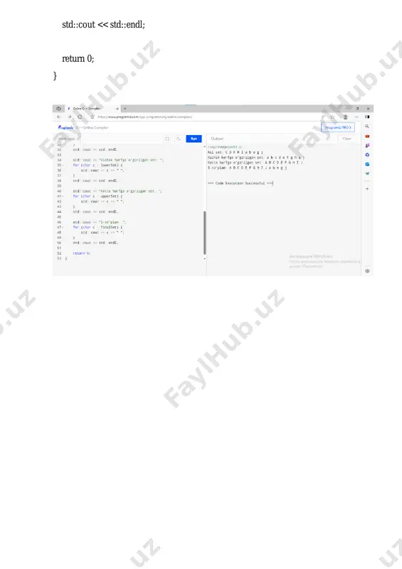 c++ set elementlari bilan ishlash - Page 4