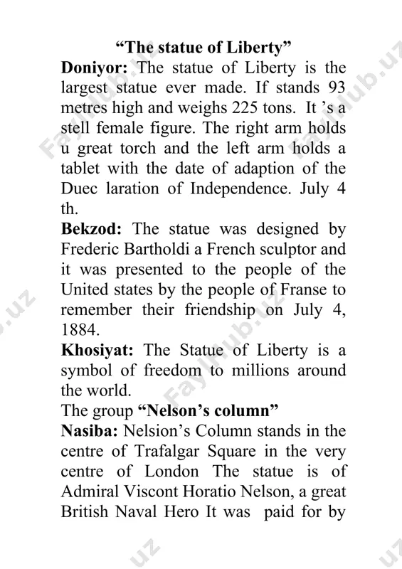 famous statues lesson plan - Page 5
