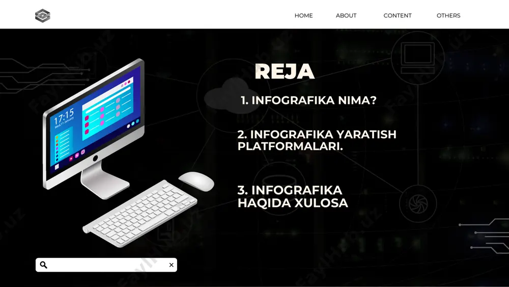i boshlovchilar uchun ideal qiladi. visme: infografika, taqdimotlar, bannerlar va boshqa vizual kontent yaratish uchun mo'ljallangan platforma. adobe express (sobiq adobe spark): yaxshi sifatli suratlar bazasi va boshqa adobe ilovalari bilan chuqur integratsiyaga ega. crello: minimalistik dizaynga qaratilgan va turli xil dizayn ishlarini bajarish uchun foydalaniladigan platforma. professional dasturlar adobe illustrator: bu pullik dastur bo'lib, murakkab va yuqori sifatli infografika va boshqa grafik dizayn elementlarini yaratish uchun professional vositalarni taqdim etadi. qaysi platformani tanlash sizning grafik dizayn bo'yicha tajribangizga, xohlagan funksiyalarga va byudjetingizga bog'liq. infografika yaratuvchi maxsus 5 platforma - xabardor.uz jun 4, 2022 — infografika yaratuvchi maxsus 5 platforma * visma. bu taqdimotlar, animatsiyalar, bannerlar, infografika, hisobotlar, shakllar va boshqa vizual kontent yaratish... informatika yaratish platformalari content othershome about yordamchi. com odatda, bunday onlayn diagramma va grafik yaratish platformalari kichik startaplar yoki dasturiy ta’minot kompaniyalari tomonidan ishlab chiqiladi. create.ly ham shunday vositalardan biri sifatida 2010-yillarning o‘rtalarida paydo bo‘lgan deb …