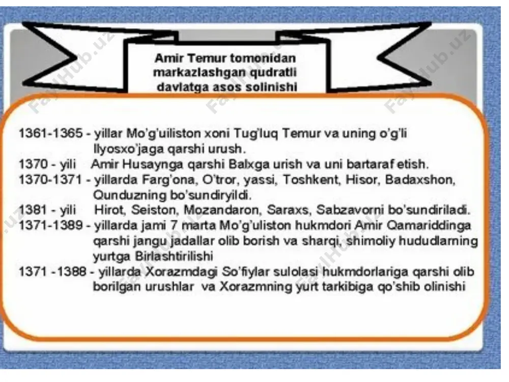 amir temur davrida harbiy soha va islohotlar - Page 5