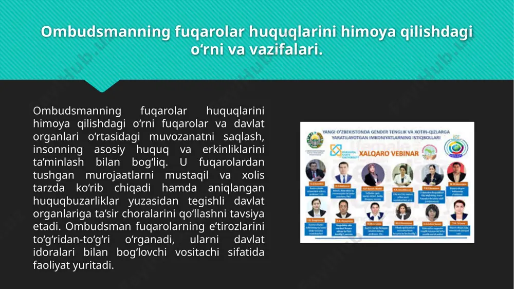 o'zbekiston respublikasida ombudsman - Page 5