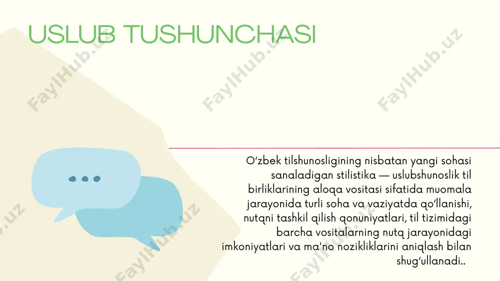 taqdimot ishi: matnni nutq uslublari jihatidan tahlil qilish - Page 4