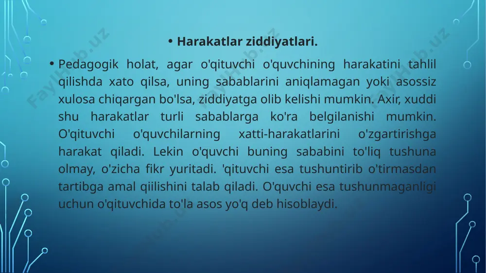 o‘qituvchi o‘quvchi tizimidagi munosabatlar axloqi - Page 5