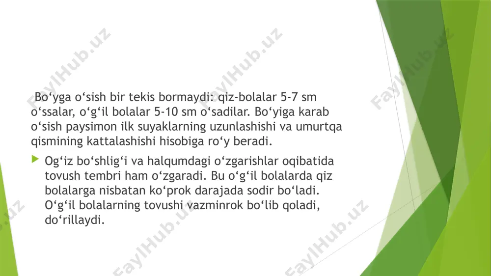 ilish orqali tarbiyachilarning talablariga qarshilik qiladi hamda o‘zining shaxsiy asoslanilmagan xohishlari asosida ish tutadi. o‘smirning yangi huquqlarga da’vosi, avvalo, kattalar bilan o‘zaro munosabatlarning butun muhitiga oid bo‘ladi. o‘smir avval bajonidil bajaradigan talablarga endi qarshilik ko‘rsata boshlaydi: uning mustaqilligini cheklashganda, vasiylik qilishganda, yo‘naltirishganda, nazorat qilishganda, quloq solishni talab qilishganda, jazolashganda, uning qiziqishlari, munosabatlari va fikrlari bilan hisoblashishmaganda u juda xafa bo‘ladi va norozilik bildiradi. . o‘smirda o‘z qadrini bilish hissi paydo bo‘ladi va u o‘zini kamsitish, mustaqillik huquqidan mahrum qilish mumkin bo‘lmagan inson, deb biladi. bolalikdagi kattalar bilan bo‘lgan munosabat haqidagi fikrlari o‘zgaradi va uning o‘z kattaligi darajasi haqidagi tasavvurlari bilan mos kelmay qoladi. u kattalar huquqini cheklaydi, o‘zinikini esa kengaytiradi. kattalarning o‘z shaxsi va insoniylik qadrini hurmat qilishlarini xohlaydi, ishonch va mustaqillik namoyon etishga da’vo qiladi, ya’ni kattalar bilan ma’lum teng huquqlilikka va ularning shu narsani tan olishlariga erishishga harakat qiladi. o‘smirlik davriga kimningdir xatti-harakatini imitatsiya – qilish xosdir. ko‘pincha …
