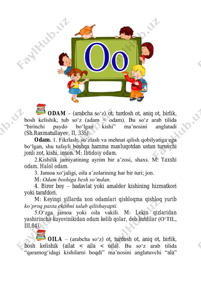 odam va oila — PDF
