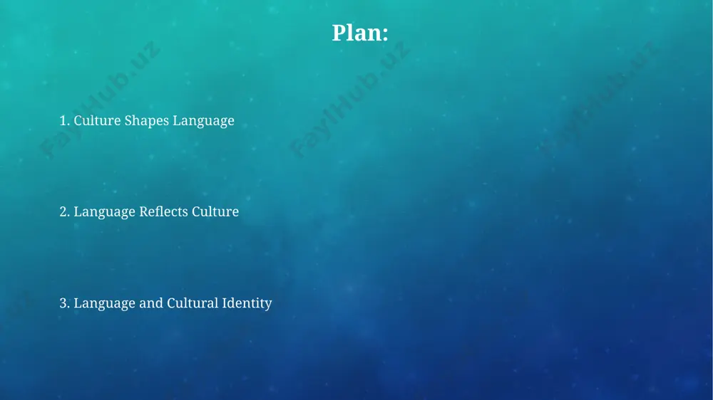% of a language's vocabulary can be borrowed within 2 centuries, reflecting significant cultural shifts. language and culture: an introduction cultural values and norms are often embedded within a language's grammatical structures and vocabulary, reflecting social hierarchies, religious beliefs, or approximately 20% of the world's languages facing extinction. language shapes our perception of reality; the sapir-whorf hypothesis suggests that speakers of different languages conceptualize the world differently, impacting cognitive processes with over 7,000 languages worldwide demonstrating this diversity. language acquisition and cultural transmission cross-cultural studies reveal approximately 6,000-7,000 languages worldwide, each encoding unique cultural perspectives and knowledge, illustrating the profound interconnectedness of language and cultural transmission mechanisms. the sapir-whorf hypothesis posits that linguistic structures influence thought processes, implying that language acquisition directly shapes worldview and contributes significantly to the intergenerational transmission of cultural values and beliefs. the future of language and culture globalized communication, driven by the internet, will likely …