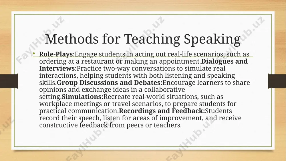 teaching speaking: overview and strategies - Page 4