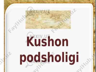 kushon davri arxeologiyasi — PPTX
