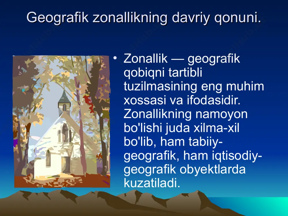 geografik qobiqda zonallikning namoyon bo’lishi - Page 4