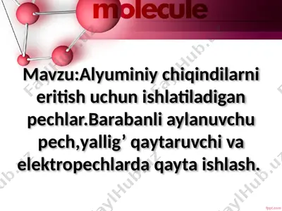 barabanli aylanuvchu pech — PPTX