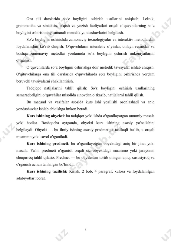 dunyoqarashini kengaytiruvchi, uning o'zini ifoda etish qobiliyatini oshiruvchi muhim omil hisoblanadi. quyida soʻz boyligini oshirishning ijtimoiy va psixologik tomonlari haqida batafsilroq ma'lumot beraman: ijtimoiy aspektlar: 1. muloqot va ijtimoiy integratsiya: oʻquvchilarning soʻz boyligini oshirish orqali ular o'z fikrlarini aniq va to'g'ri ifodalashni o'rganadilar, bu esa ijtimoiy muloqotda muvaffaqiyatli bo'lishlariga yordam beradi. ularning jamiyatga moslashuvi va do'stlik, mehnat jamoalari va o'qituvchilar bilan o'zaro munosabatlarini rivojlantirishga ta'sir qiladi. 2. madaniyatlararo muloqot: soʻz boyligini oshirish, turli madaniyatlar va ijtimoiy guruhlar bilan samarali muloqot qilish imkoniyatini yaratadi. boshqa tillarni yoki ijtimoiy guruhlarning an'analarini tushunish, o'quvchilarga global miqyosda yaxshiroq muloqot qilish imkonini beradi. 3. o'z-o'zini ifoda etish va shaxsiy imij: soʻz boyligi o'quvchilarga o'z fikrlarini ishonchli va samarali tarzda ifodalash imkonini yaratadi, bu esa o'zlarini jamiyatda yaxshiroq ko'rsatish va muvaffaqiyatli shaxs sifatida qabul qilinishiga yordam beradi. ular o'zlarini qanchalik yaxshi ifodalay olishsa, shuncha ko'proq hurmatga sazovor bo'ladilar. 4. kognitiv va ijtimoiy yutuqlar: tilni kengaytirish, o'quvchilarga …