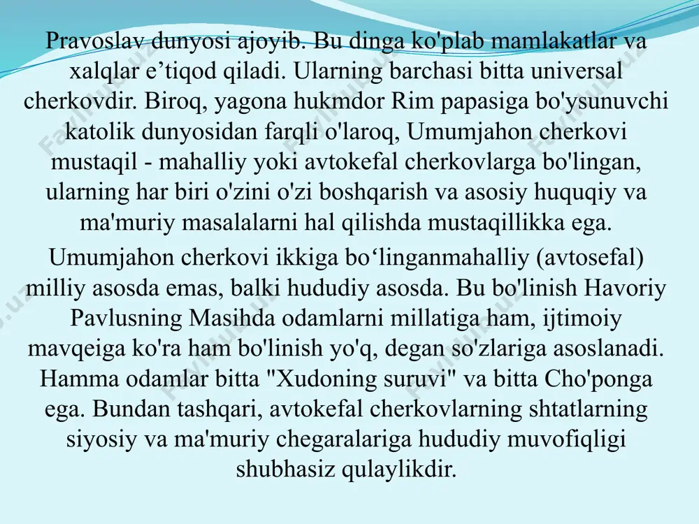 rim-katolik cherkovi faoliyatining o‘ziga xos xususiyatlari - Page 4