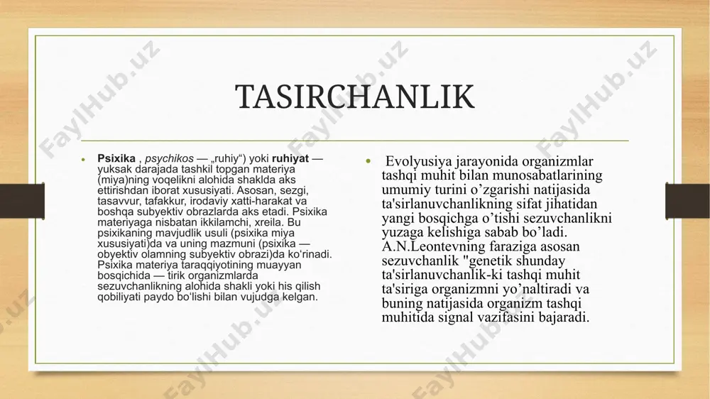 psixologiyaning fliogenetik taraqqiyoti. - Page 3