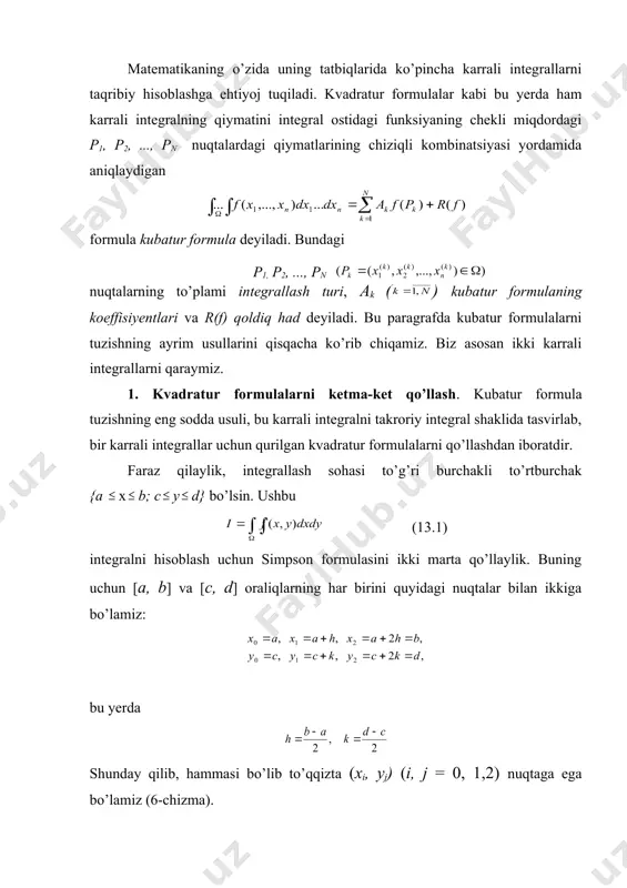 j ò = ) ( ) ( ) , ( ) ( x x dy y x f x f y j ò b a dx x f ) ( å òò = w » n i i i x f a dxdy y x f 1 ) ( ) , ( ò = ) ( ) ( ) , ( ) ( i i x x i dy y x f x f y j å = = i m j j i ij i y x f b x f 1 ) , ( ) ( å å òò = = w = n i m j j i ij i i y x f b a dxdy y x f 1 1 ) , ( ) , ( n j i j i agar j i agar y x l j j i , 1 , , …