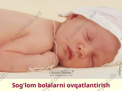 sog'lom bolalarni ovqatlantirish — PPTX