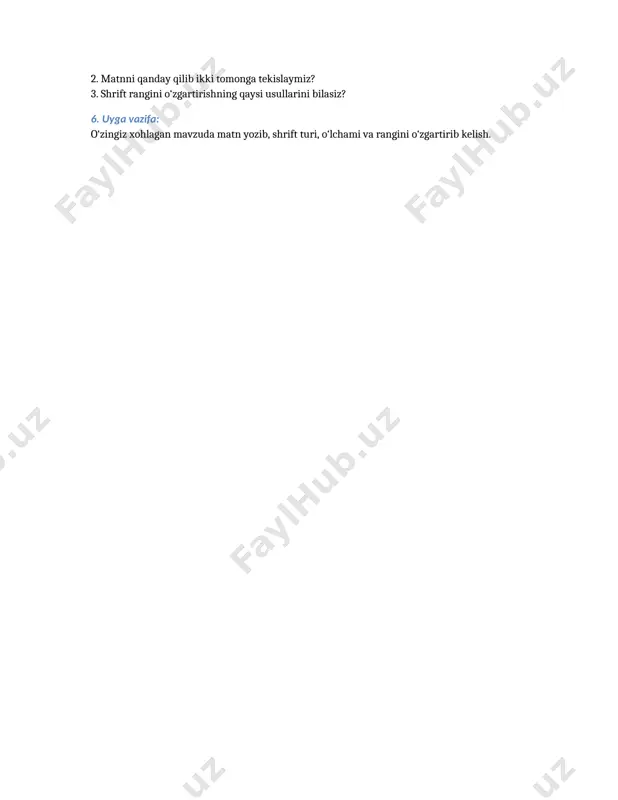 informatika dars ishlanma - Page 2
