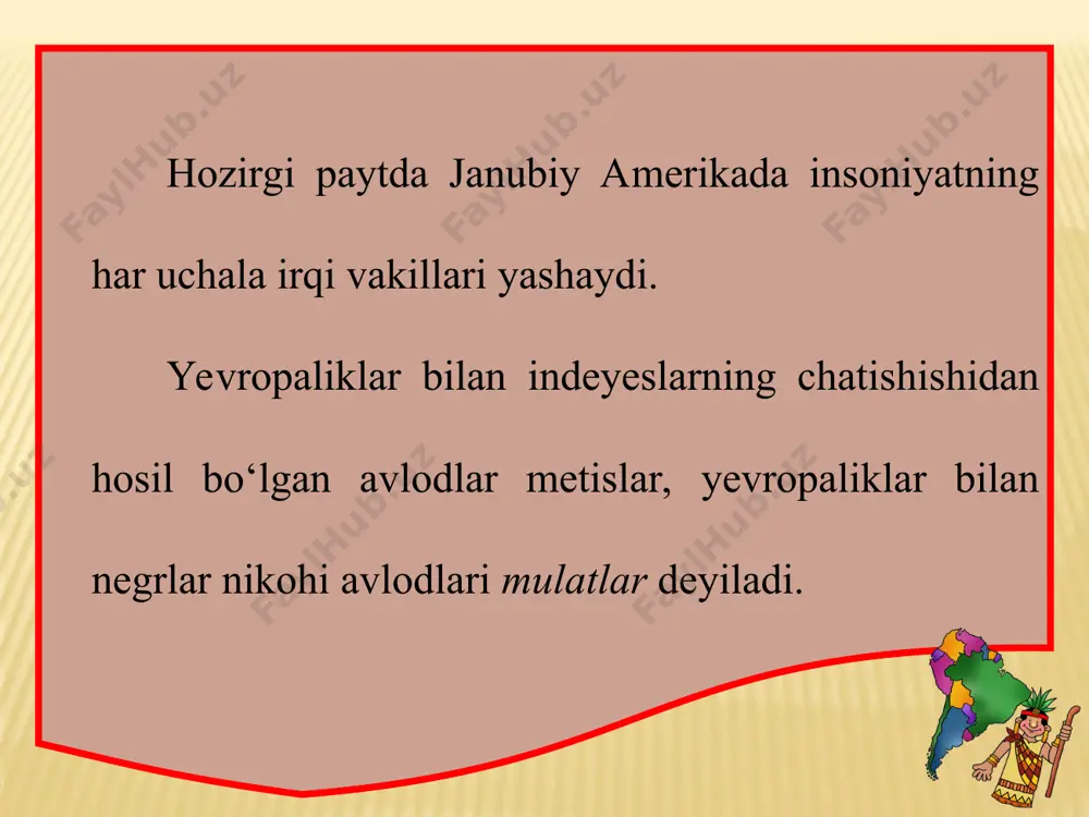 janubiy amerika aholisi 6-sinf - Page 3