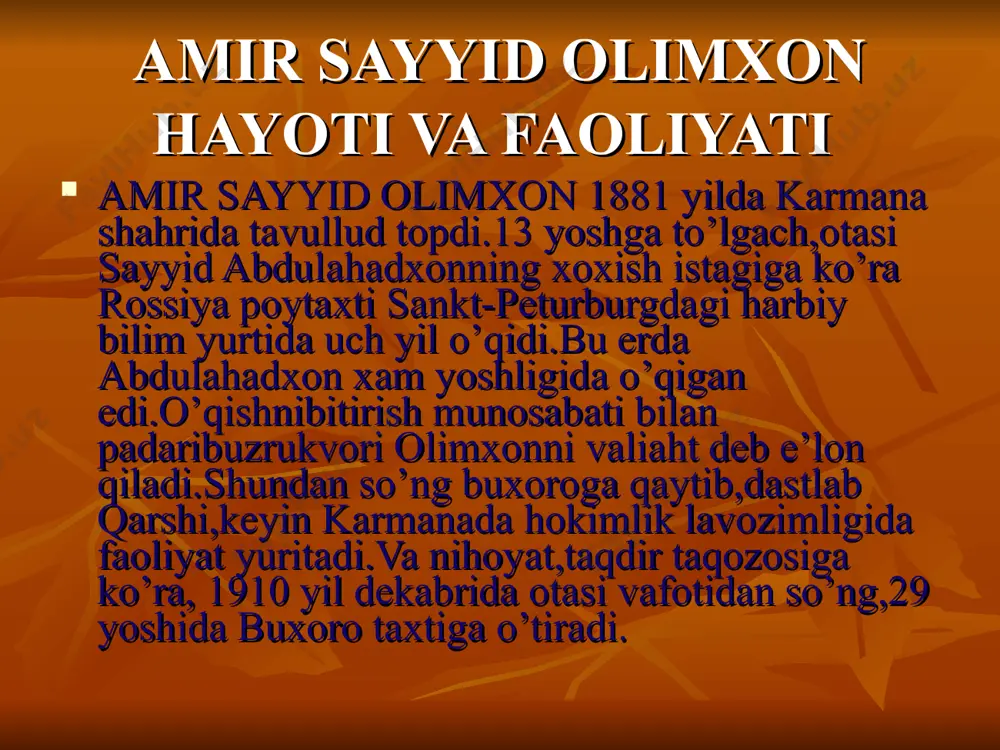 amir olimxon “buxoro xalqinig hasrati tarixi” - Page 5