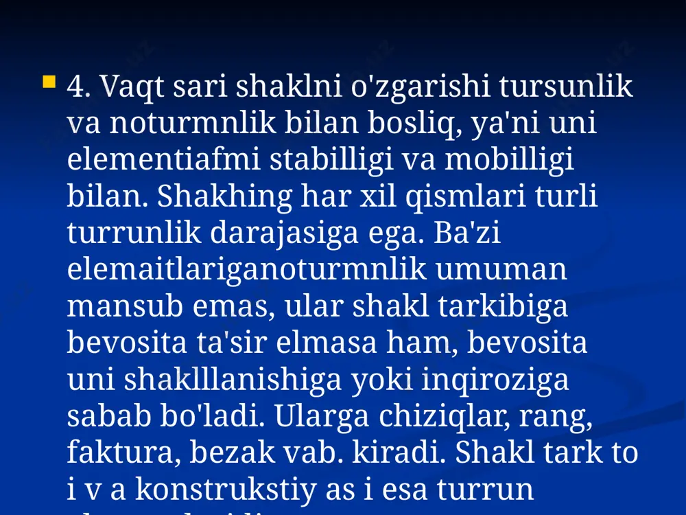 shaklni rivojlanish qonuniyalari - Page 5