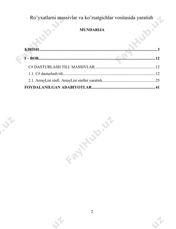 an oqilona foydalanish shu kunning dolzarb vazifalaridandir...” – dеb ta’kidlagan marhum birinchi prеzidеntimiz i.a.karimov.[footnoteref:1]. [1: “ilm – ziyo salohiyati – yurt boyligi” nutqidan. “ma’rifat” gazеtasi. 1993 yil, 21 iyul] islohotning taqdiri, uning qay darajada amalga oshirish, birinchi navbatda kadrlarning malakasiga, ularning o’z ishlarini qay darajada o’zlashtirib olganligiga, yurtparvarligi va fidoyiligiga bog’liq”. oliygohni bitirayotgan talabalarimiz o’zlari egallagan mutaxassislik bo’yicha malakali mutaxassis bo’lishlari, ilm – fanning, xalq xo’jaligining turli jabhalaridagi o’rnini anglab olgan bo’lishlari kеrak. oliygohlardagi ta’lim va tarbiya jarayoni shunday tashkil etish lozimki, yosh kadrlar mustaqil ravishda ish yurita oladigan, o’z fikriga ega bo’lishi, o’zi egallagan mutaxassislik bo’yicha olgan diplomlarni oqlashlari lozim. mamlakatimizni ijtimoiy-iqtisodiy rivojlantirish bo‘yicha ustuvor vazifalarga muvofiq kadrlar tayyorlashning mazmunini tubdan qayta ko‘rib chiqish, xalqaro standartlar darajasida oliy ma’lumotli mutahasislar tayyorlashga zarur shart-sharoitlar yaratish maqsadida o‘zbekiston respublikasi prezidenti shavkat mirziyoyevning 2017-yil 20-apreldagi “oliy ta’lim tizimini yanada rivojlantirish chora-tadbirlari to‘g‘risida”gi pq-2909-sonli qarori qabul qilindi.2 mazkur qaror bilan oliy ta’lim darajasini …