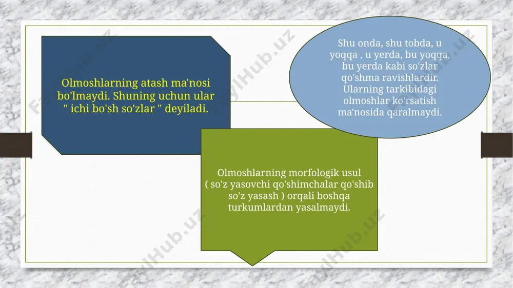olmosh so’z turkumi, leksik grammatik xususiyati - Page 4