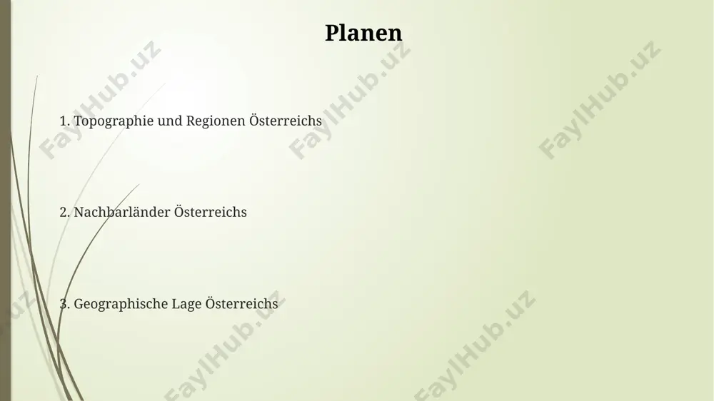 ne und ihre bedeutung die donauebene umfasst ca. 15.000 km² und ist damit ein bedeutender teil der österreichischen landschaft, prägend für landwirtschaft und siedlungsstrukturen. durch die donauebene verlaufen wichtige verkehrsachsen, einschließlich der donau selbst und autobahnen, die den gütertransport und die wirtschaftliche vernetzung österreichs sichern. das pannonische klima der donauebene ermöglicht den anbau von wärmeliebenden kulturpflanzen wie sonnenblumen und wein, was die regionale wirtschaft stark beeinflusst. wichtige geographische punkte der höchste punkt österreichs, der großglockner (3.798 m), befindet sich in den hohen tauern und ist ein beliebtes ziel für bergsteiger und wanderer. der neusiedler see im osten österreichs ist mit einer fläche von ca. 315 km² der größte steppensee mitteleuropas und ein bedeutendes biotop. österreich liegt zu 65 % in den alpen, mit gipfeln über 3000 metern, die die landschaft stark prägen und wichtige wasserscheiden bilden. alpenregion und ihre auswirkung die alpenregion österreichs umfasst etwa 62% der landesfläche und beherbergt …