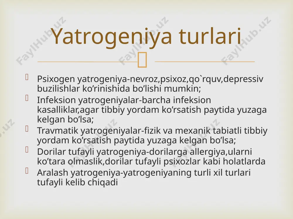 hozirgi zamon tibbiyotida yatrogeniya muammolari - Page 3