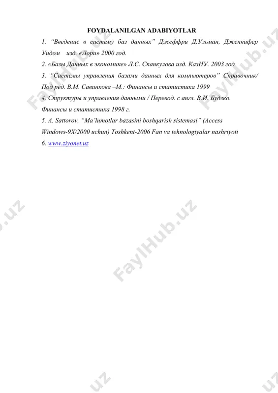 berilganlar bazalarini loyihalashtirish - Page 5