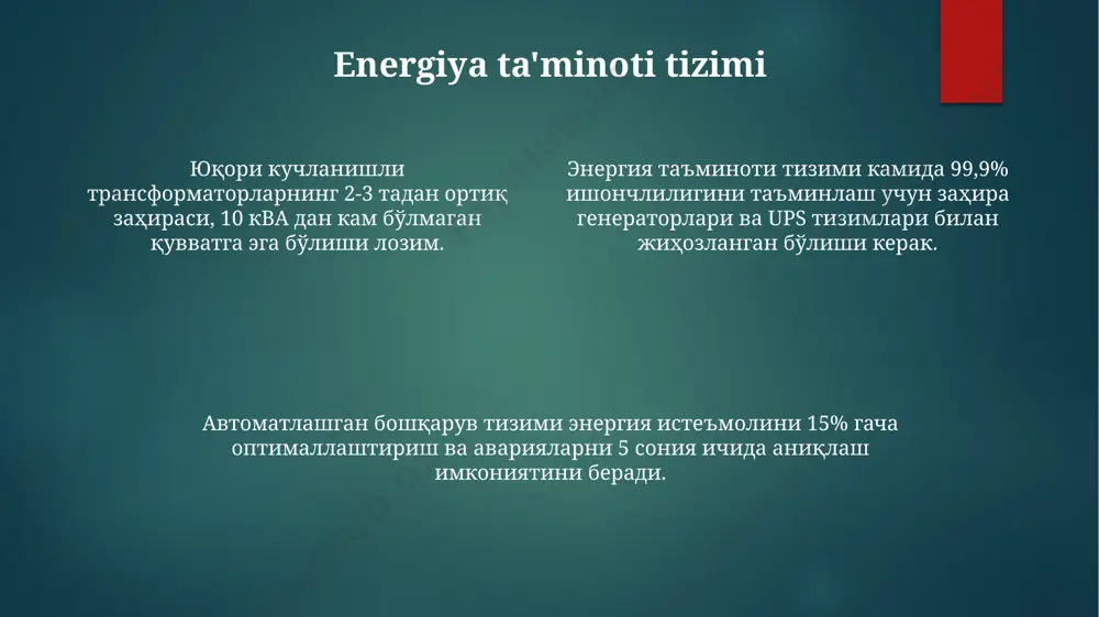 nasos stansiyalari yordamchi uskunalari ta'minlash tizimi - Page 4