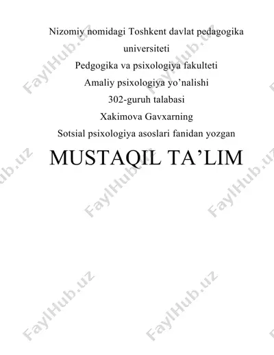ijtimoiy rollar — DOCX